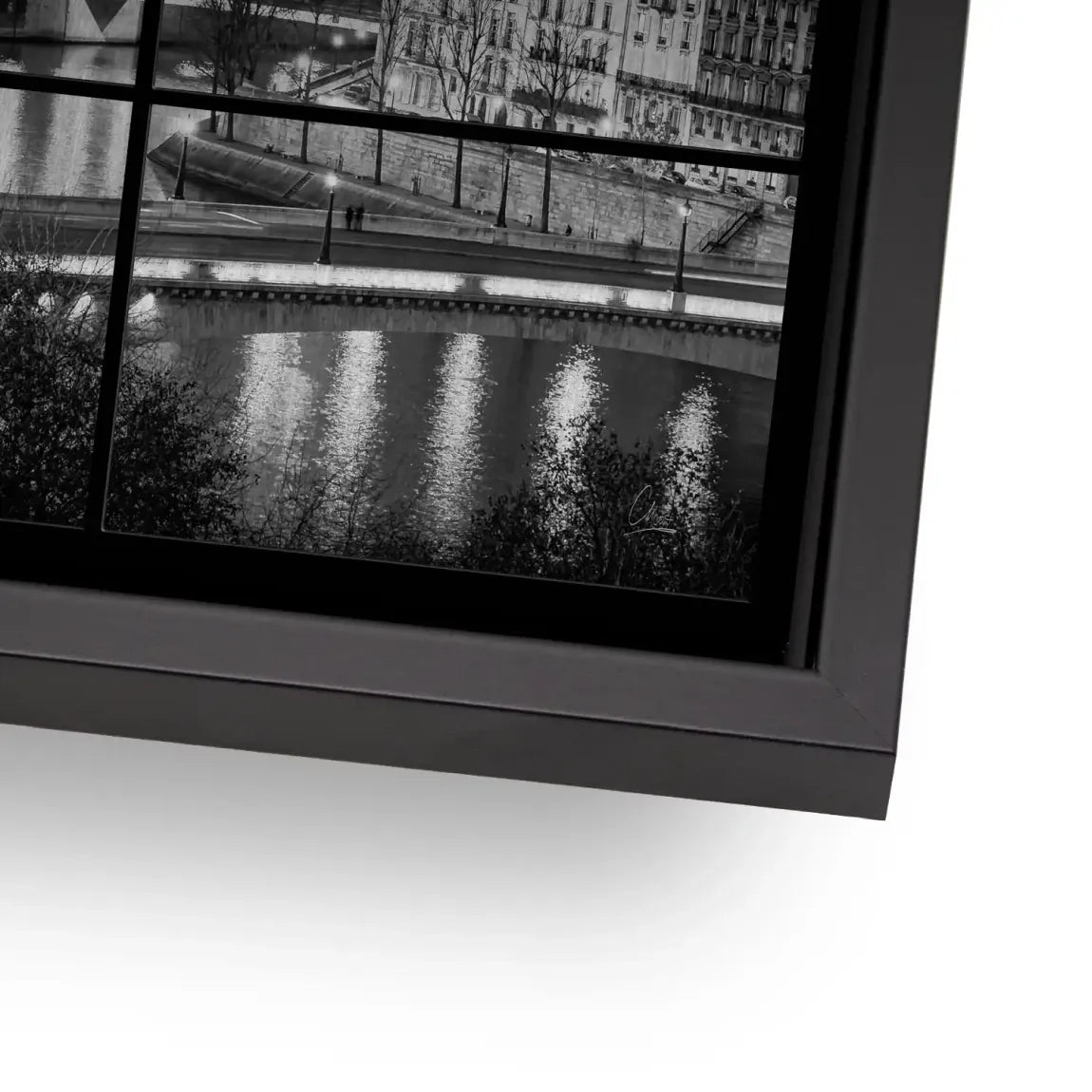 Paris Lights Noir Alu Gebürstet