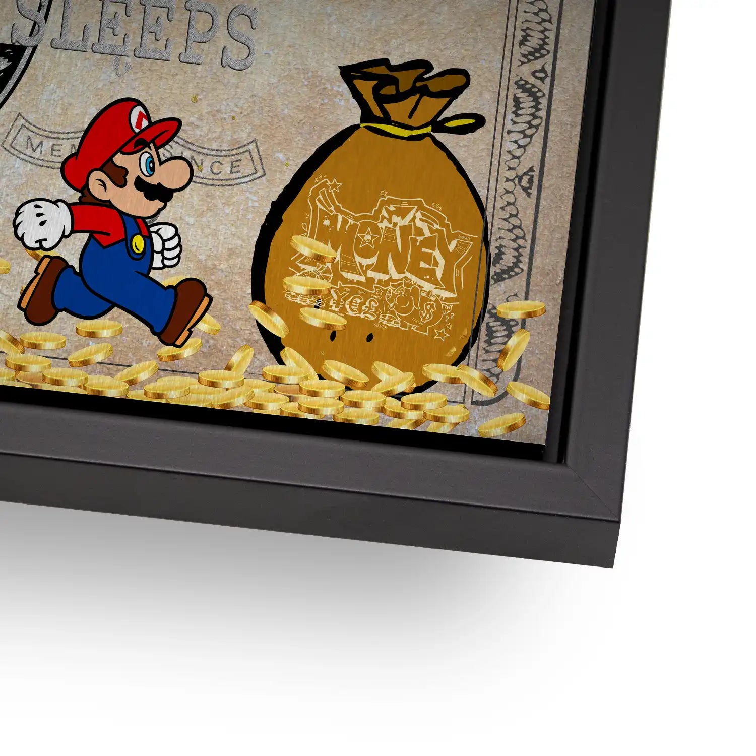 Dagobert Retro Amex AluDibond Gebürstet INGALERIE