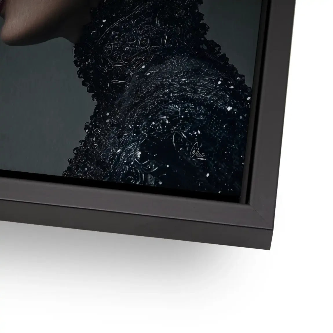 Wild Leopard Woman AluDibond Gebürstet