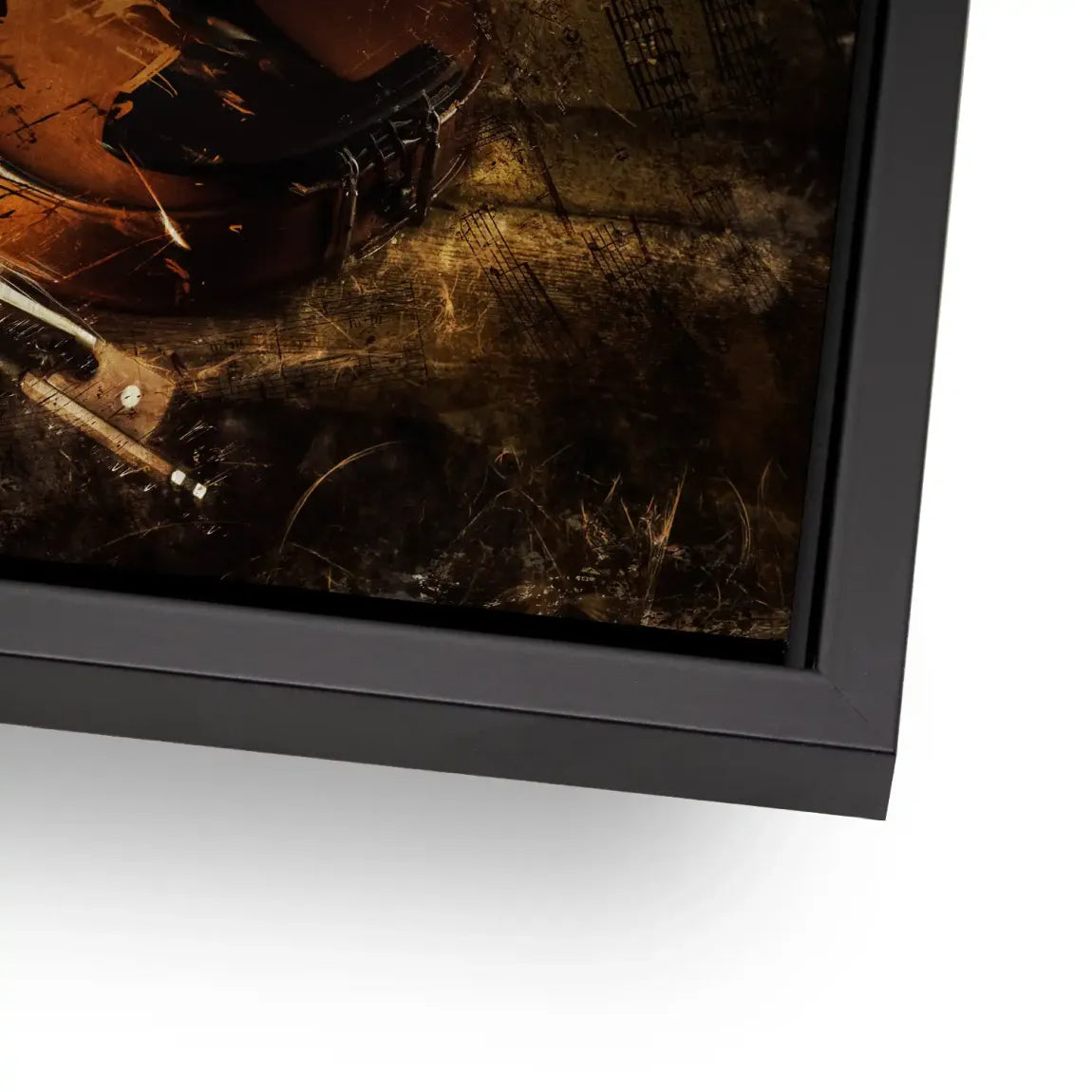 Golden Strings Melodie AluDibond Gebürstet