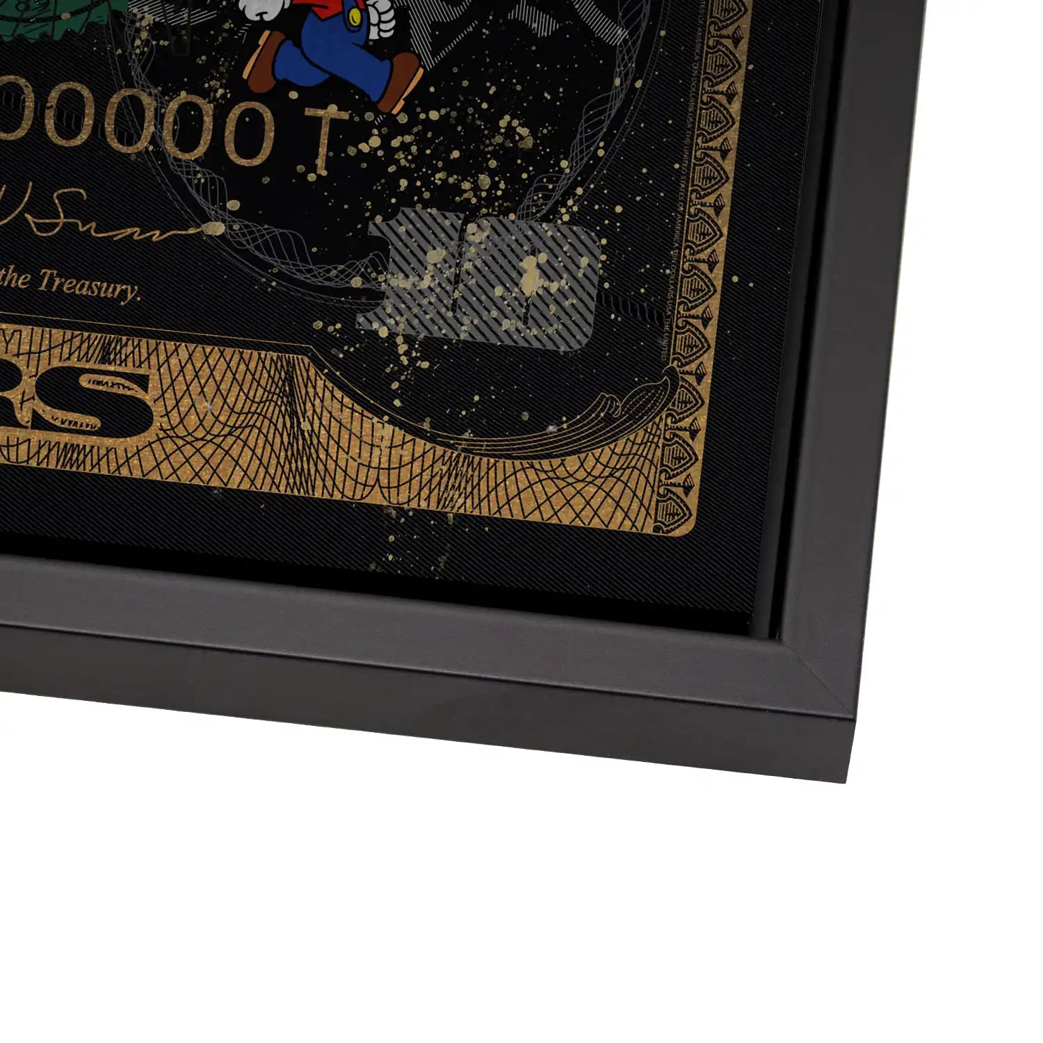 Tweety und Sylverster Black Dollar AluDibond Gebürstet INGALERIE