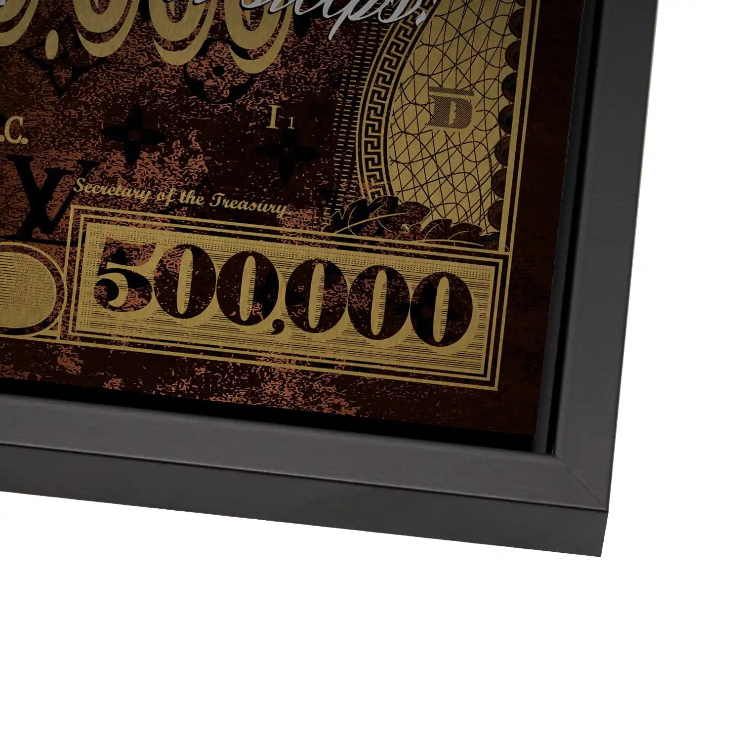 Dagobert Money Never Gold Dollar Alu Gebürstet INGALERIE