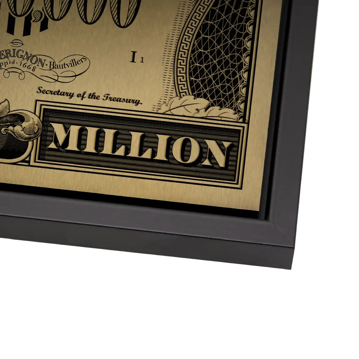 Donald Duck Goldfinger Instinct Pop Art Dollar Alu Gebürstet INGALERIE