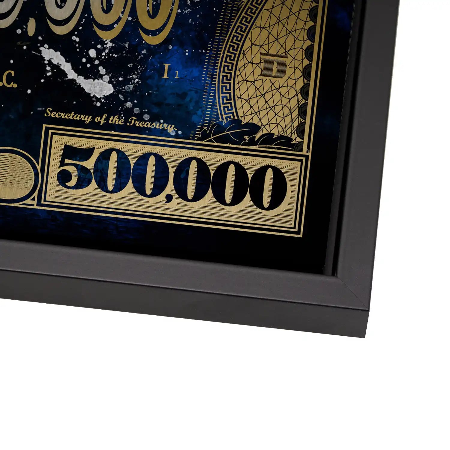 Dagobert Blue Scrooge Dollar AluDibond Gebürstet - INGALERIE