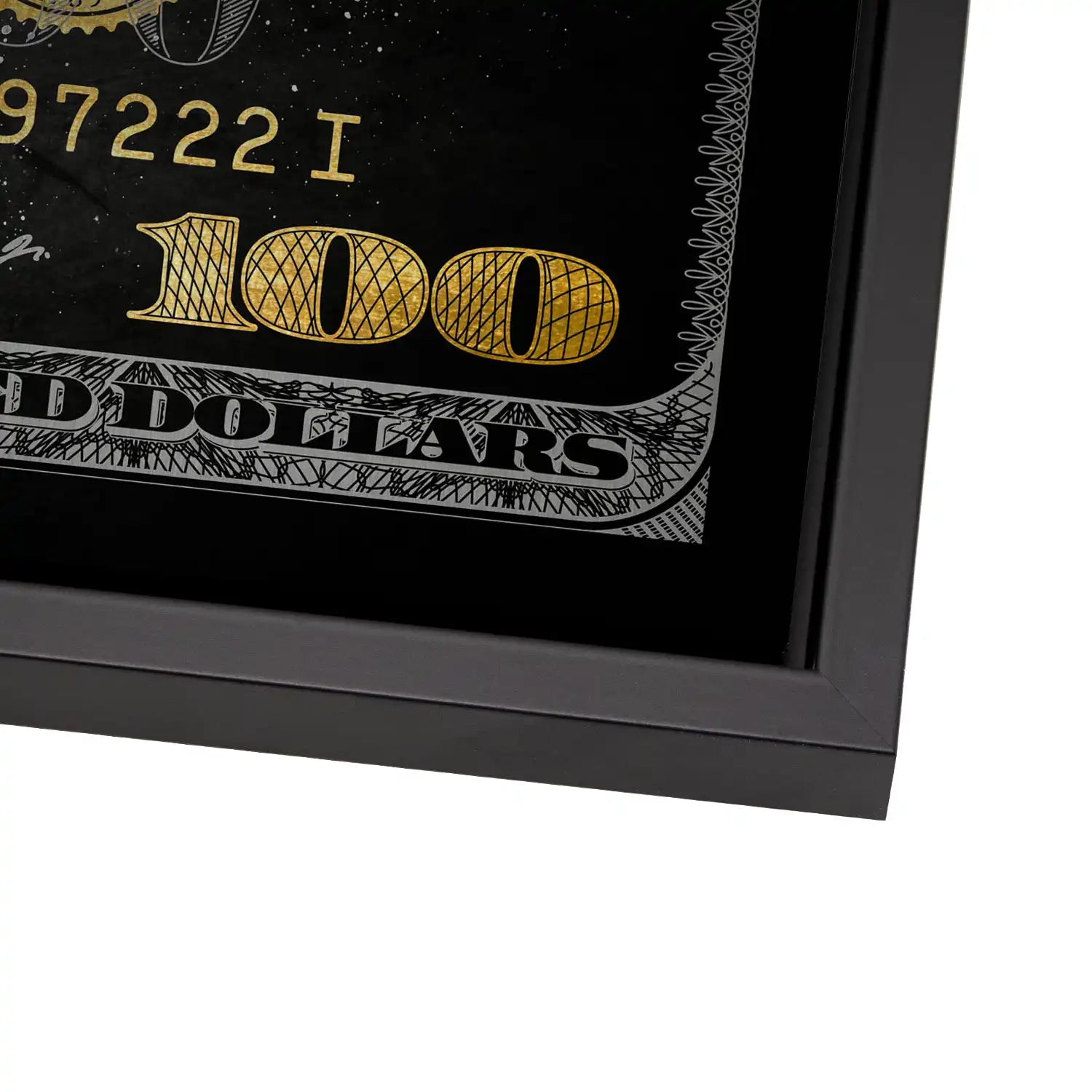 Dagobert 100 Dollar Style AluDibond Gebürstet - Alu Dibond Bild Gebürstet