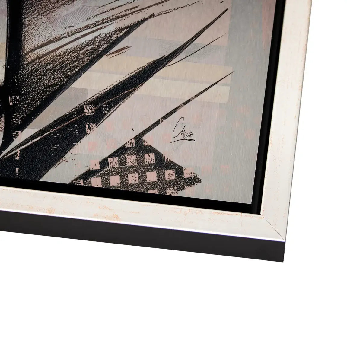 Soft Kiss Abstrakt Alu Gebürstet Bild