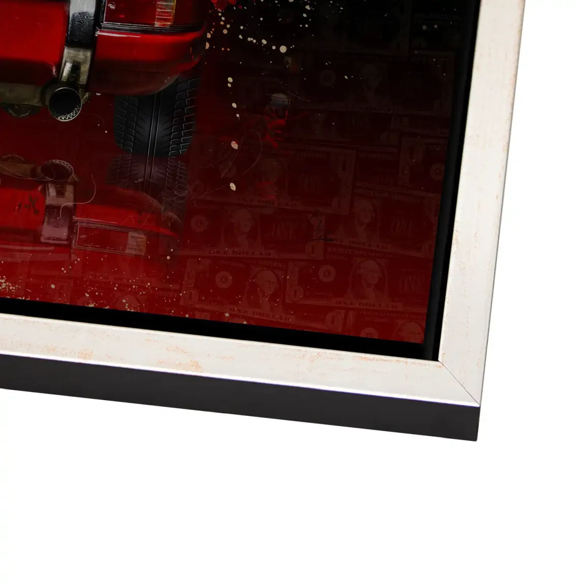 Red Elegance Porsche 911 Alu Gebürstet Bild - INGALERIE | Dein Onlineshop für moderne Wandbilder