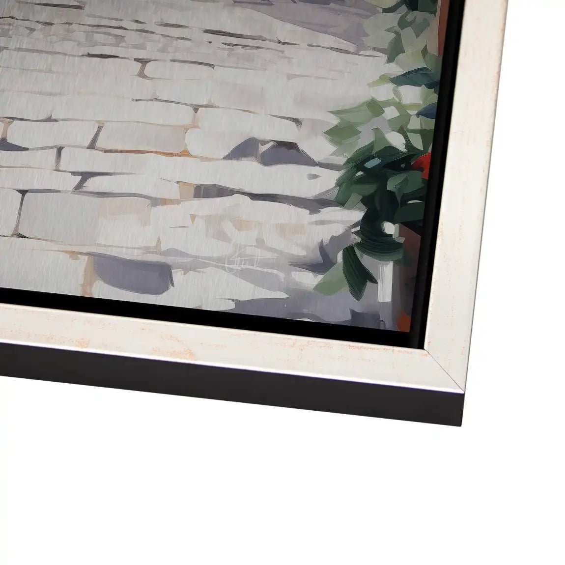 Italy Flair Alu Gebürstet Bild INGALERIE