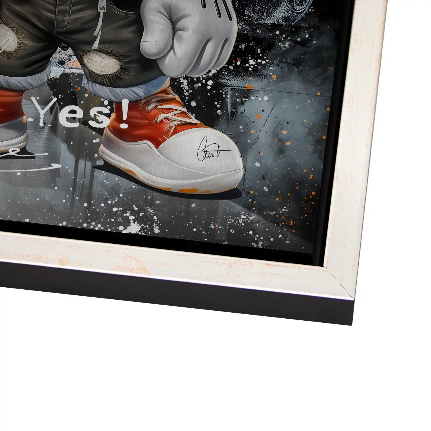 Micky Huracan Alu Gebürstet - Alu Dibond Bild Gebürstet