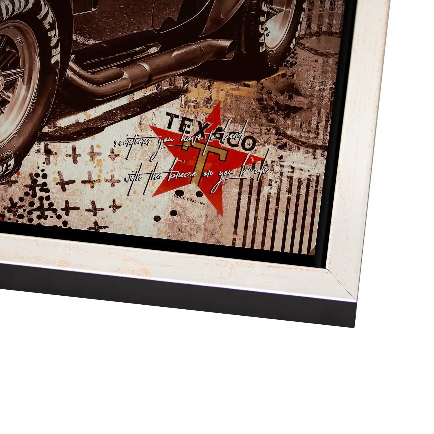 Steve AC Cobra Retro Pop Art Alu Gebürstet INGALERIE