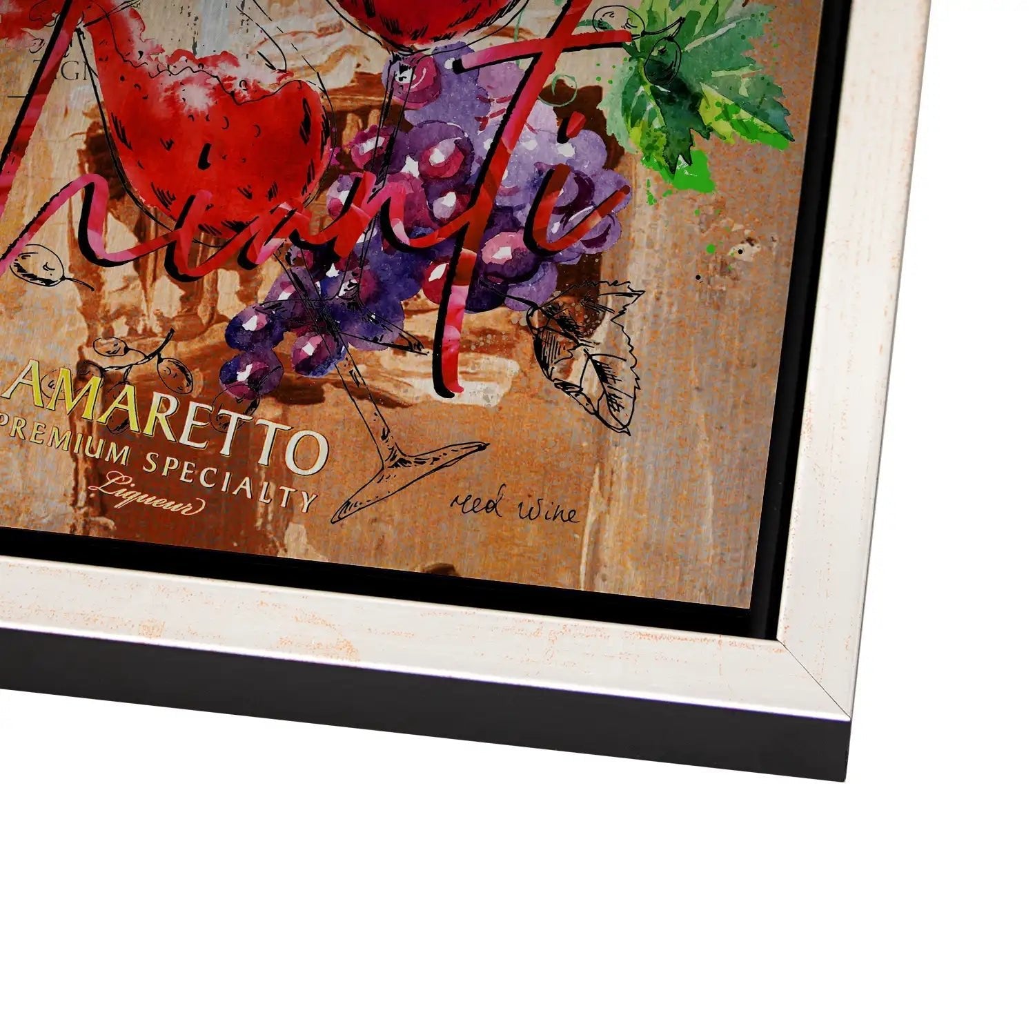 Italien Dolce Vita Nr.2 Pop Art Alu Gebürstet - Alu Dibond Bild Gebürstet