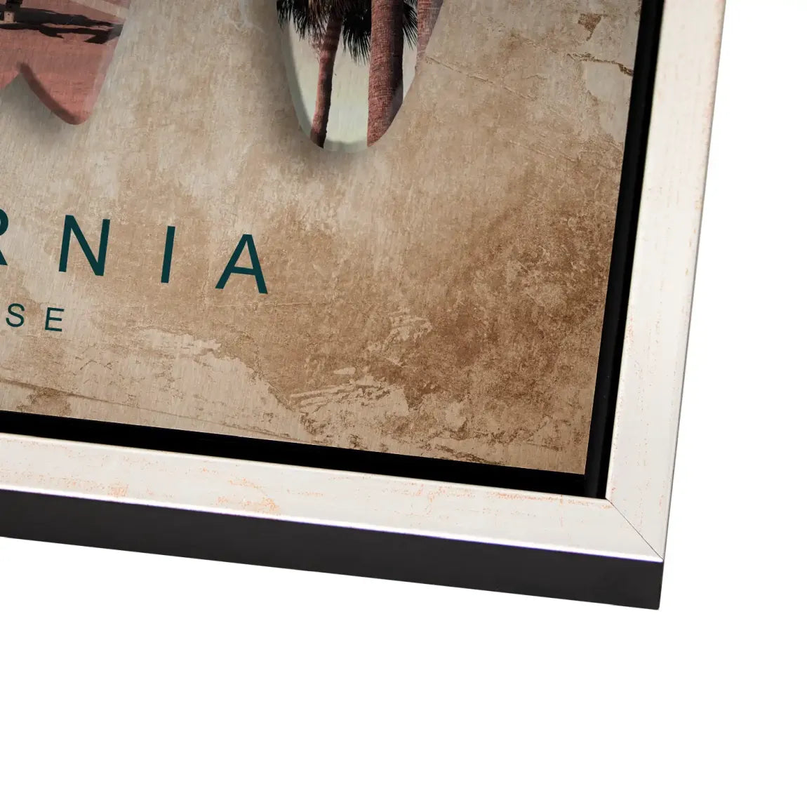 California Coast Art Alu Gebürstet Bild