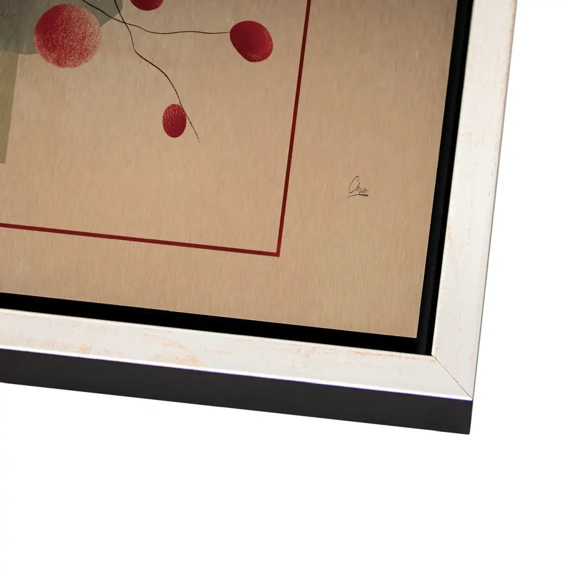 Scarlet Bloom Alu Gebürstet Bild