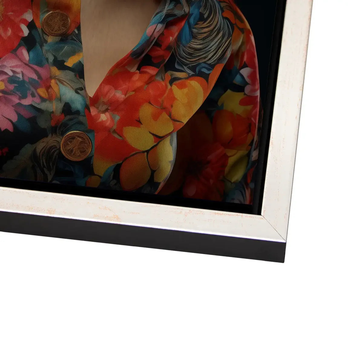 Floral Glamour Alu Dibond Bild gebürstet