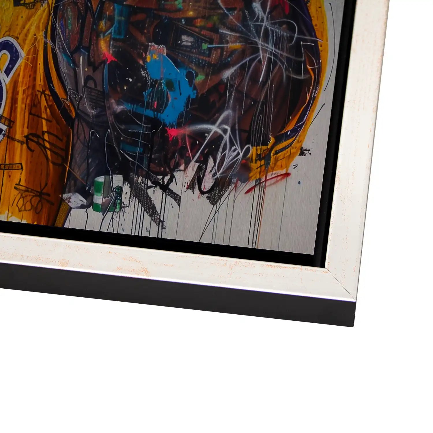 Kobe Basketball Graffiti AluDibond Gebürstet - AluDibond Bild Gebürstet