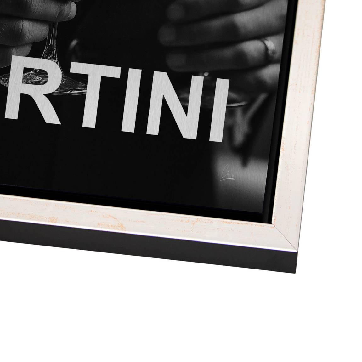 Martini Moment Alu Dibond Bild gebürstet