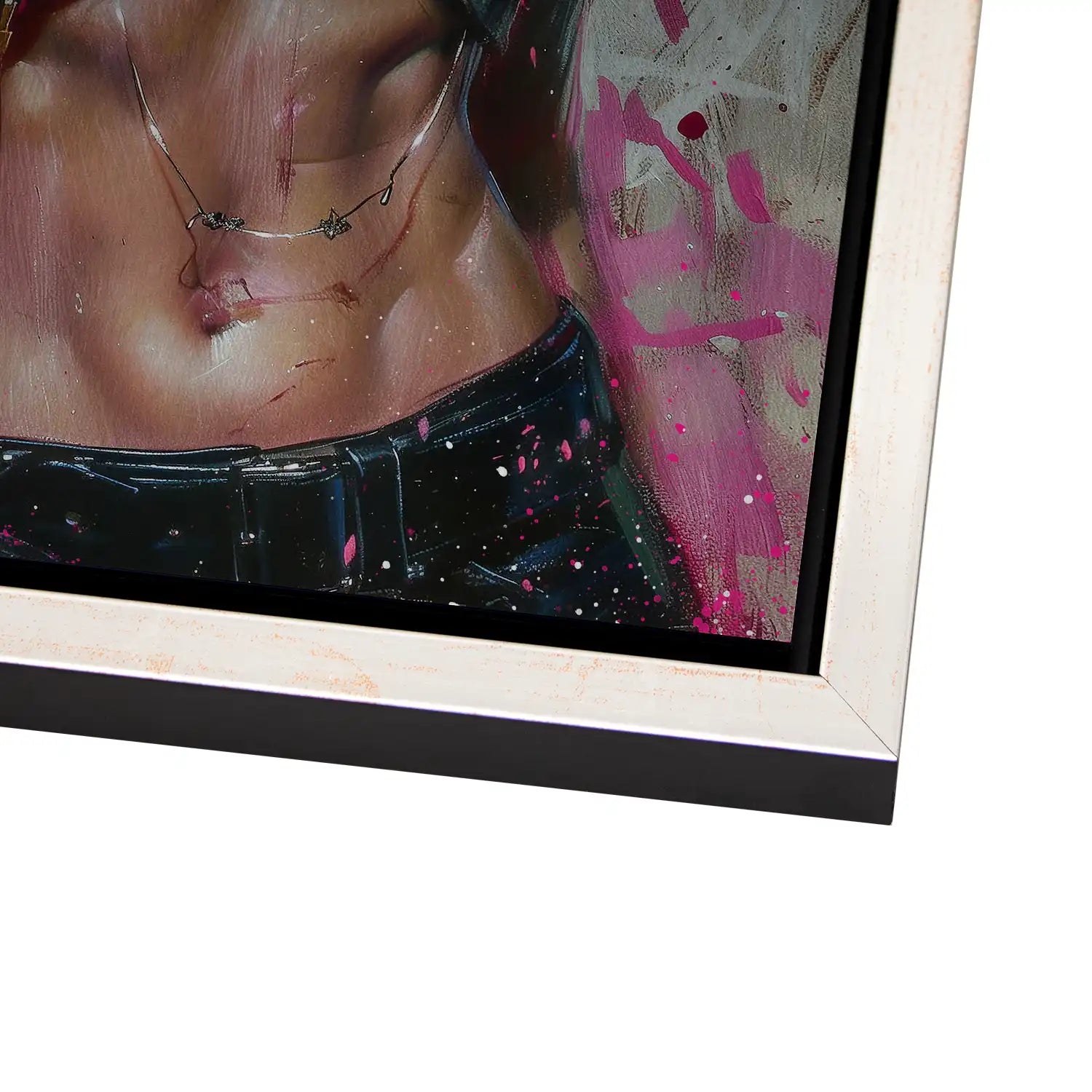 Bad Gun Girl AluDibond Gebürstet - AluDibond Bild Gebürstet