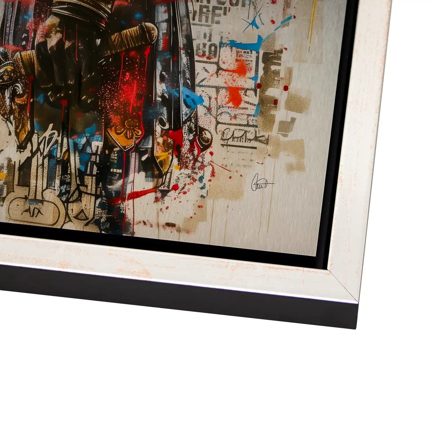 Spartaner Street Art AluDibond Gebürstet - AluDibond Bild Gebürstet