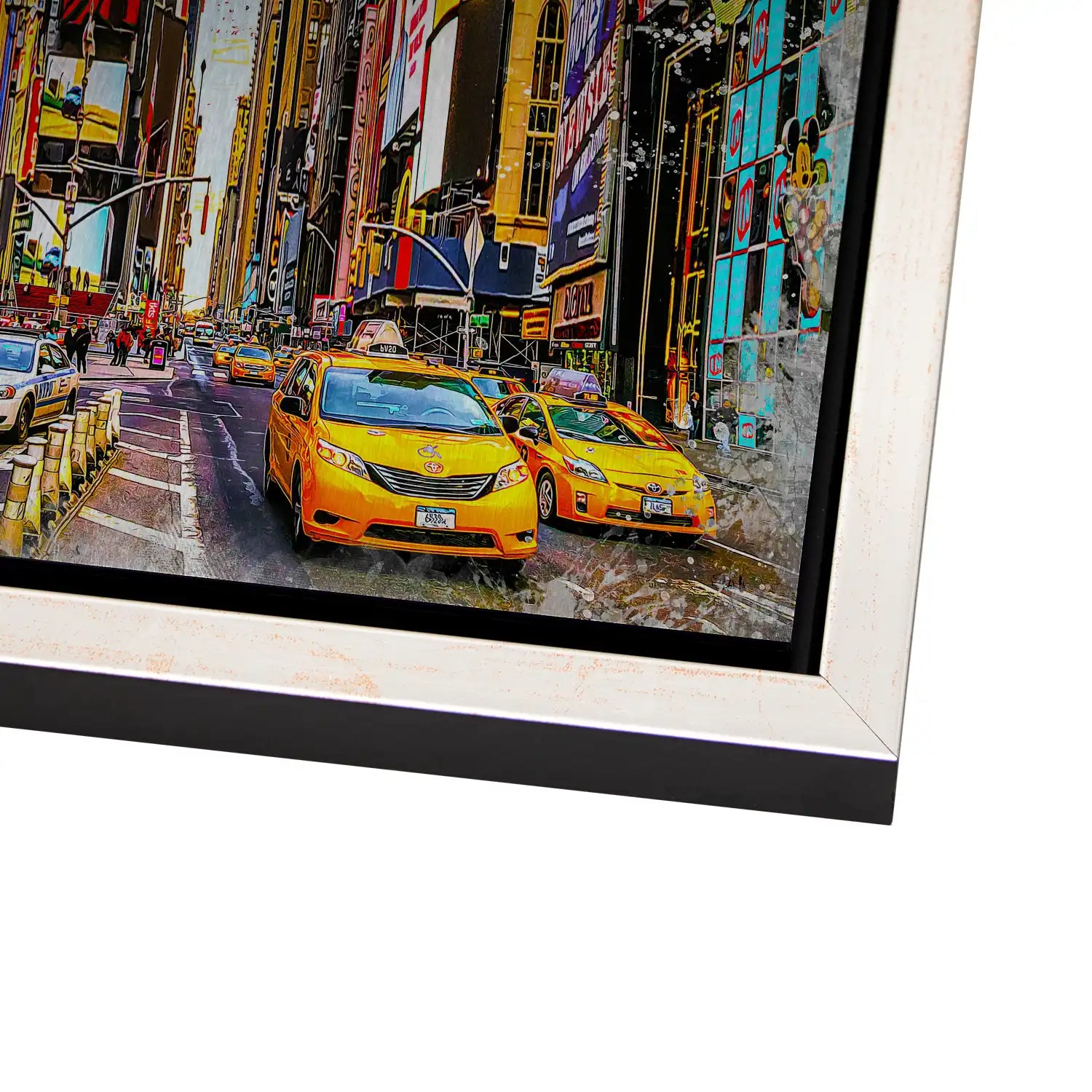 NY Times Square AluDibond Gebürstet - INGALERIE