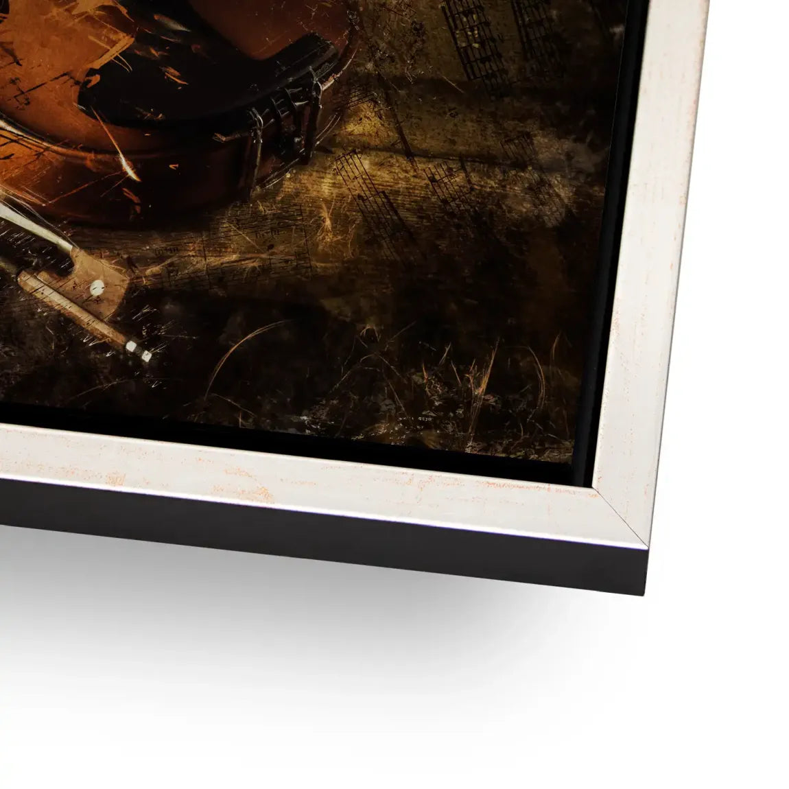 Golden Strings Melodie AluDibond Gebürstet