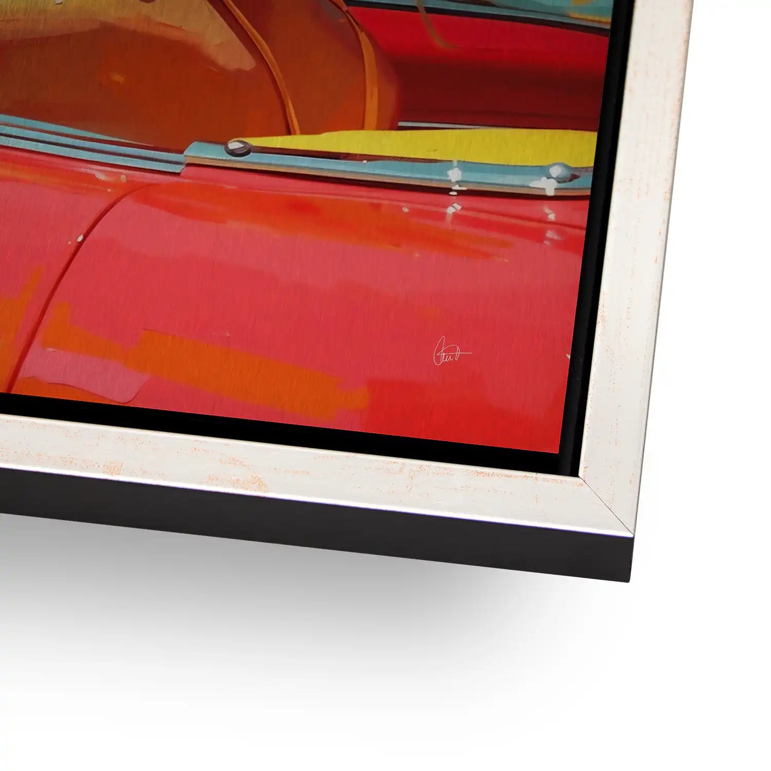 Roadtrip Pop Art AluDibond Gebürstet - AluDibond Bild Gebürstet