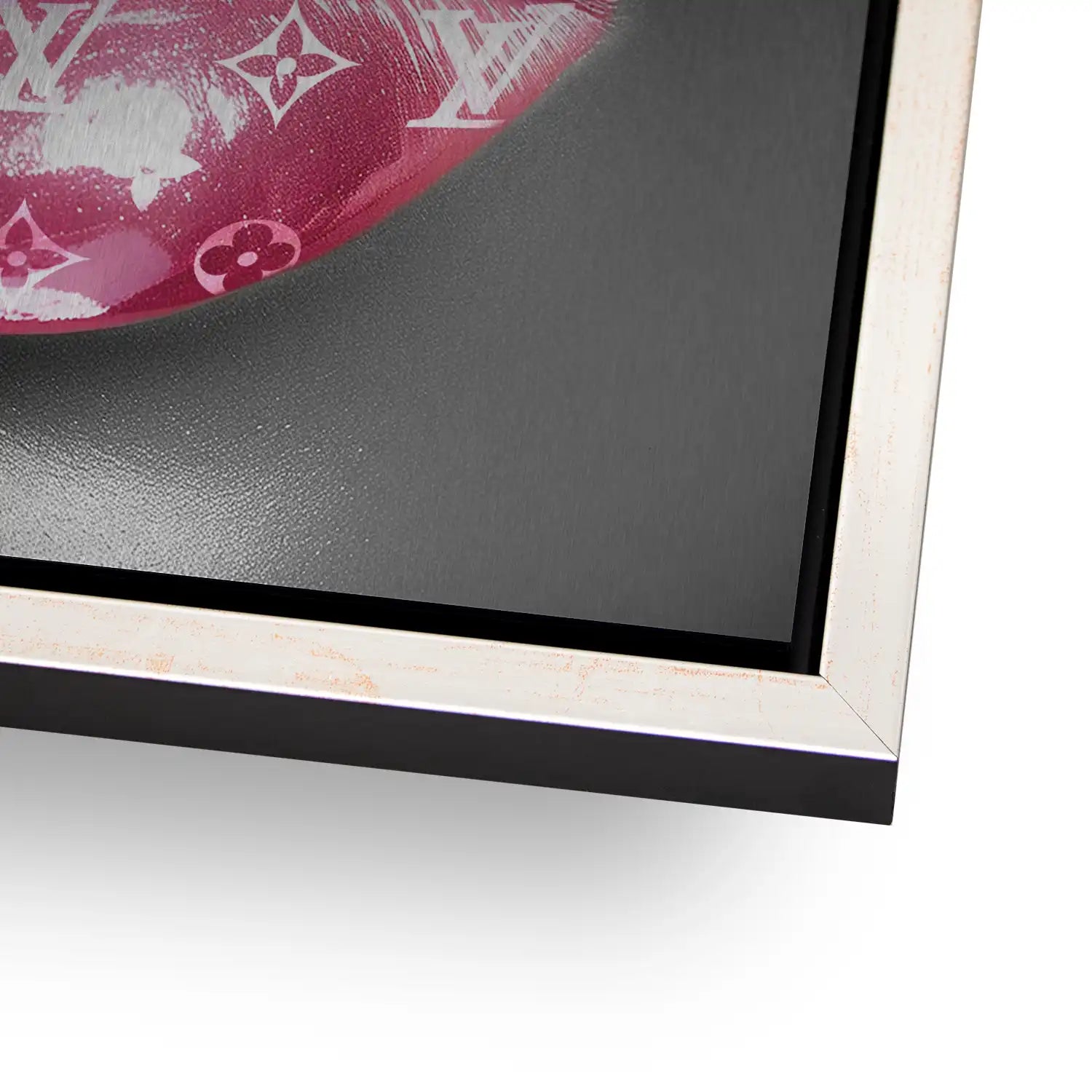 Pink Louis Lips AluDibond Gebürstet - AluDibond Bild Gebürstet