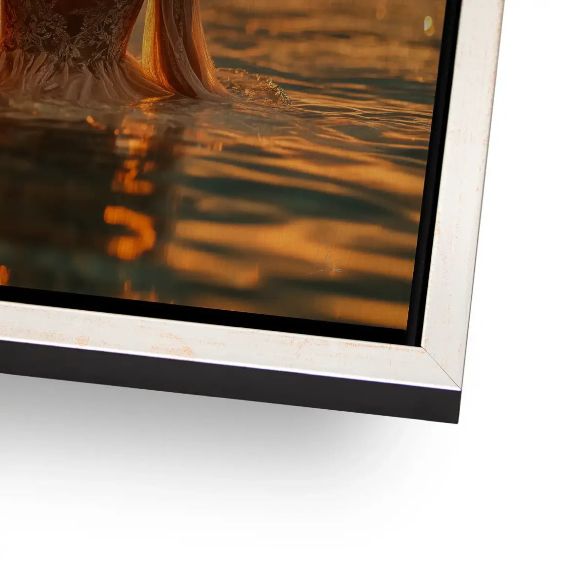 Golden Lights AluDibond Gebürstet