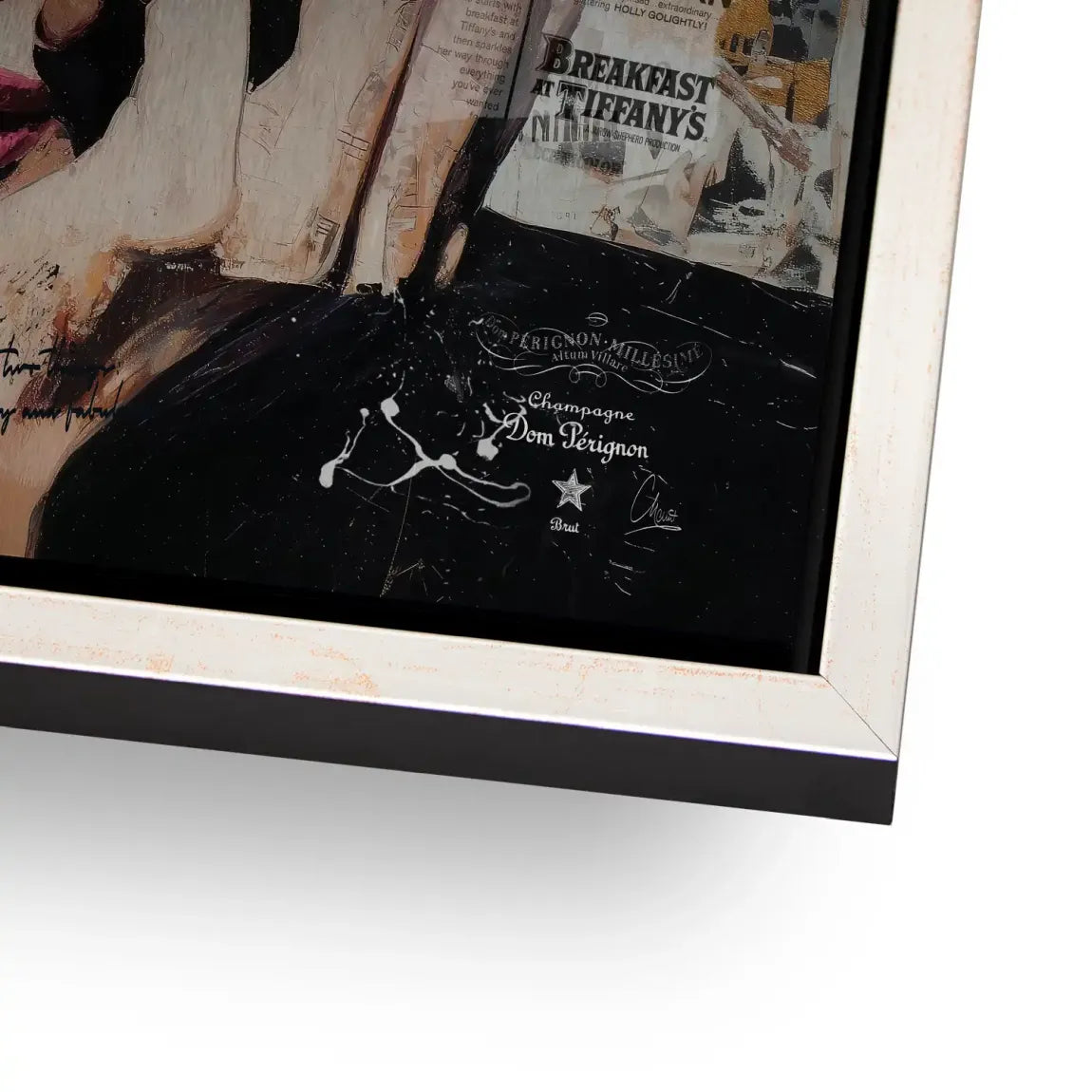 Audrey Pop Art Alu Dibond Gebürstet Bild