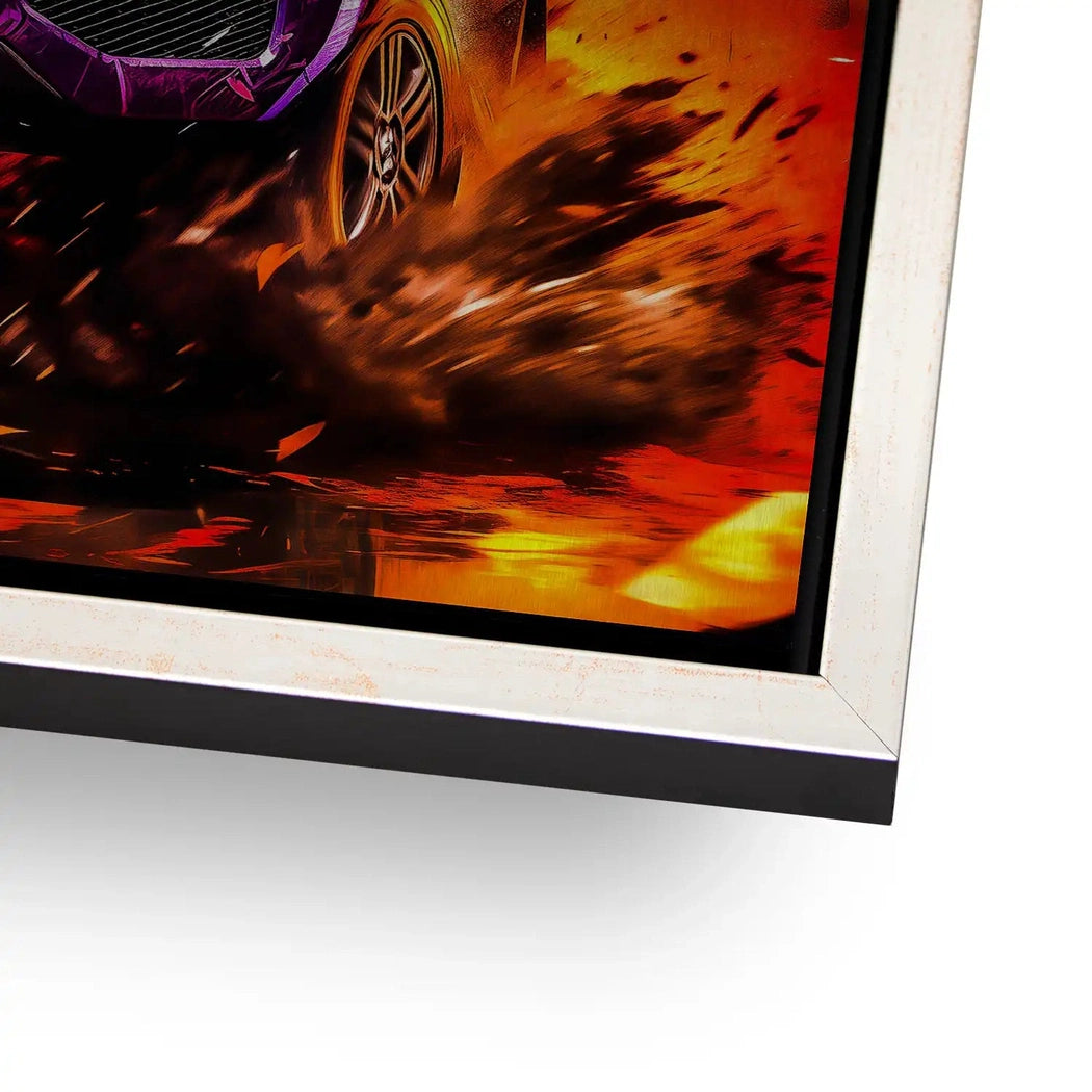 Mercedes G63 Abstrakt Offroad AluDibond Gebürstet - INGALERIE