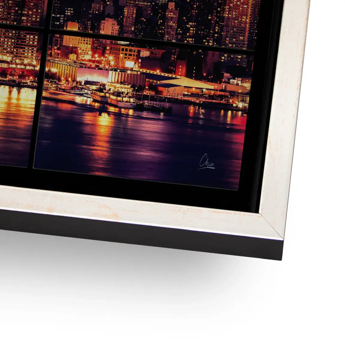 New York Skyline View AluDibond Gebürstet