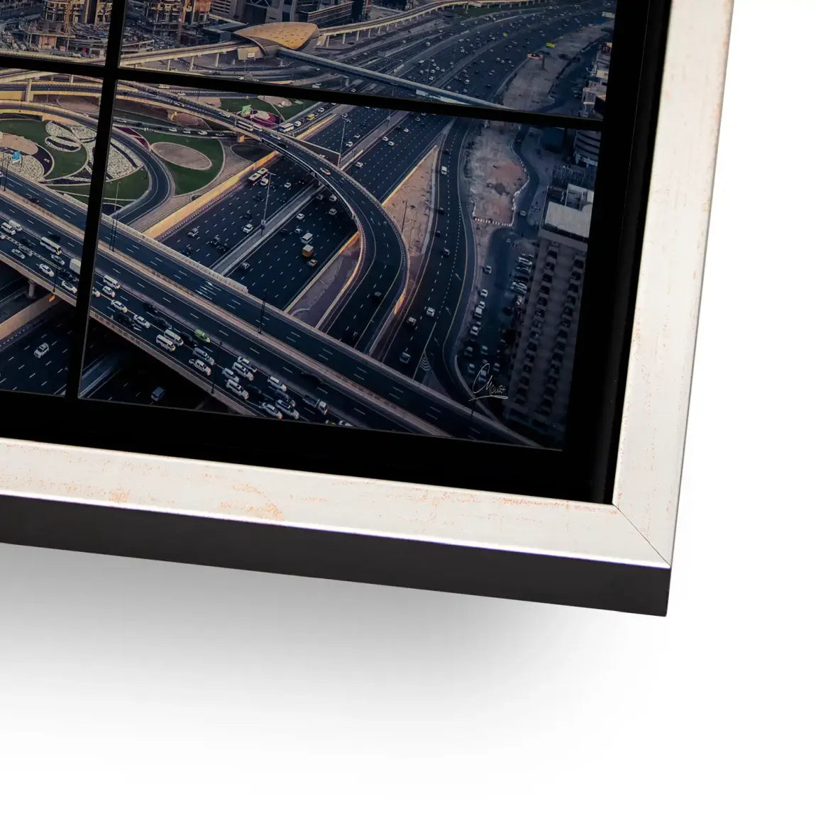 Skyline Dreams Dubai AluDibond Gebürstet