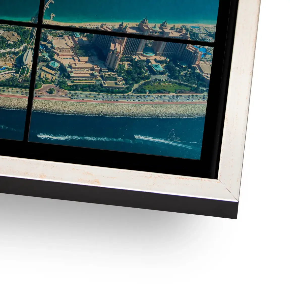 Palm View Dubai AluDibond Gebürstet