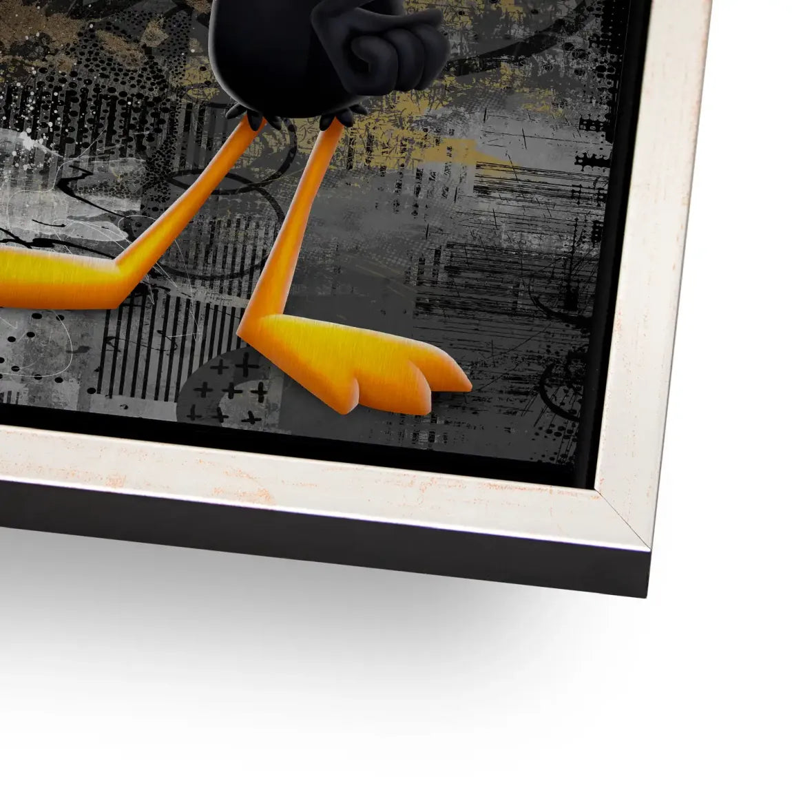 Tweety Duffy Champagner Aluminiumbild gebürstet