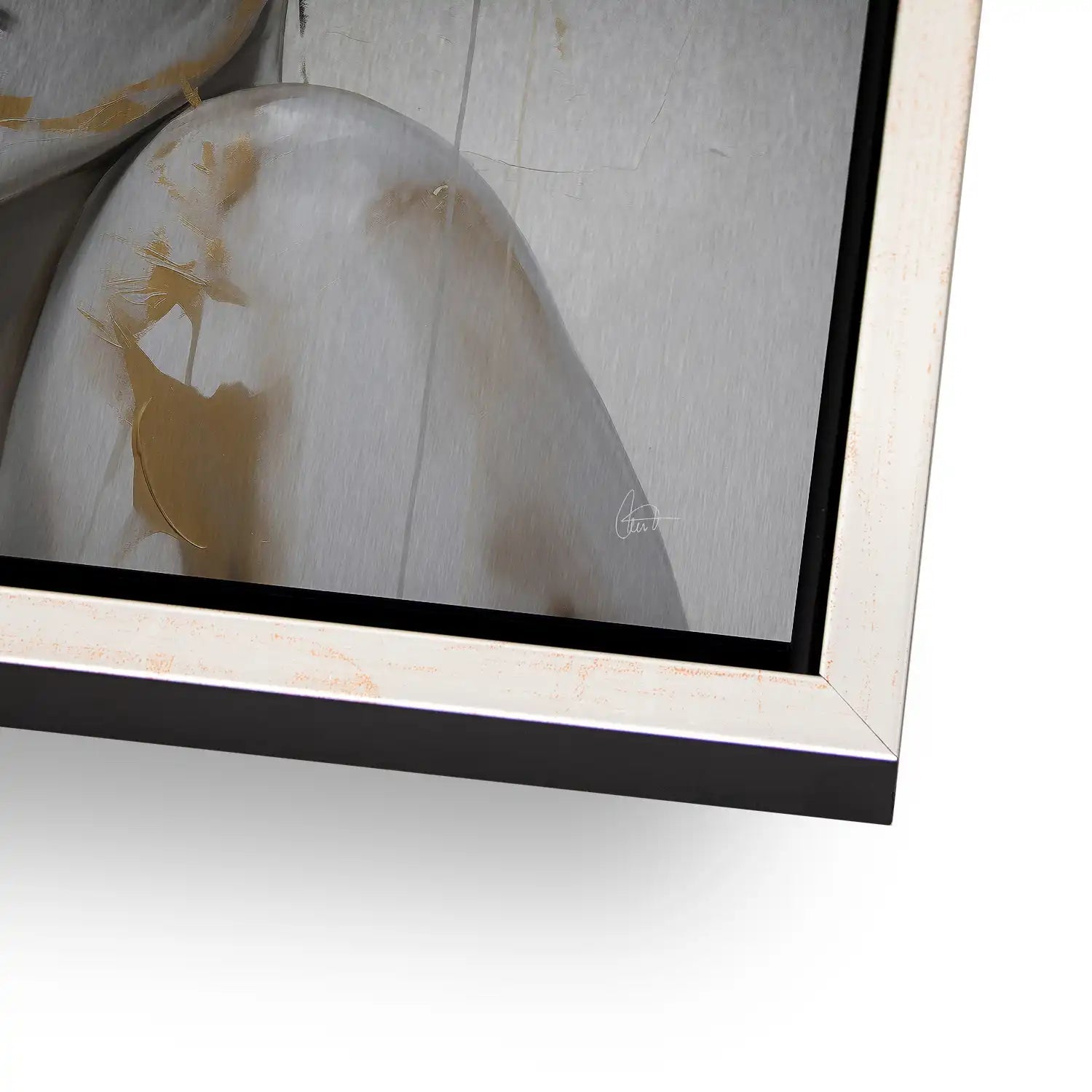 Golden Girl Nr.2 AluDibond Gebürstet - AluDibond Bild Gebürstet