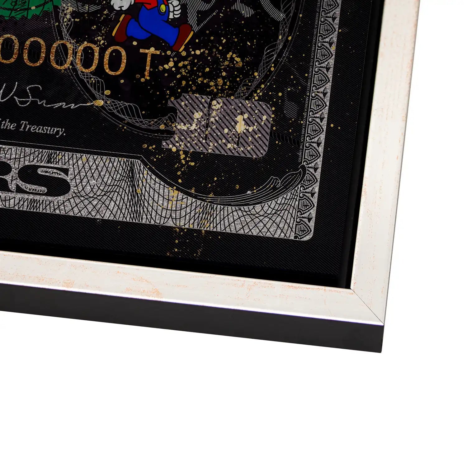 Tweety und Sylvester Hustle Dollar AluDibond Gebürstet - INGALERIE