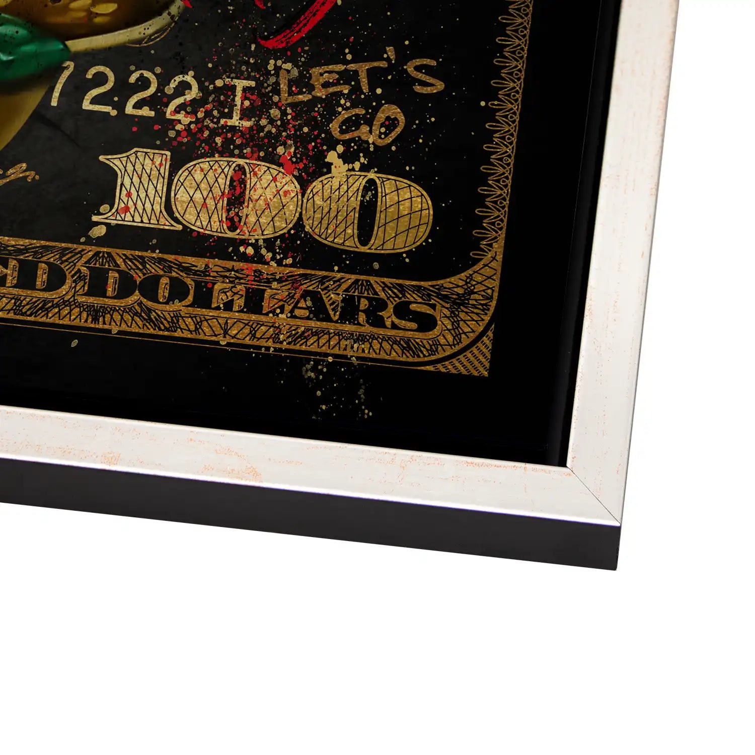 Dagobert Dollar More Money Pop Art Alu Gebürstet - INGALERIE