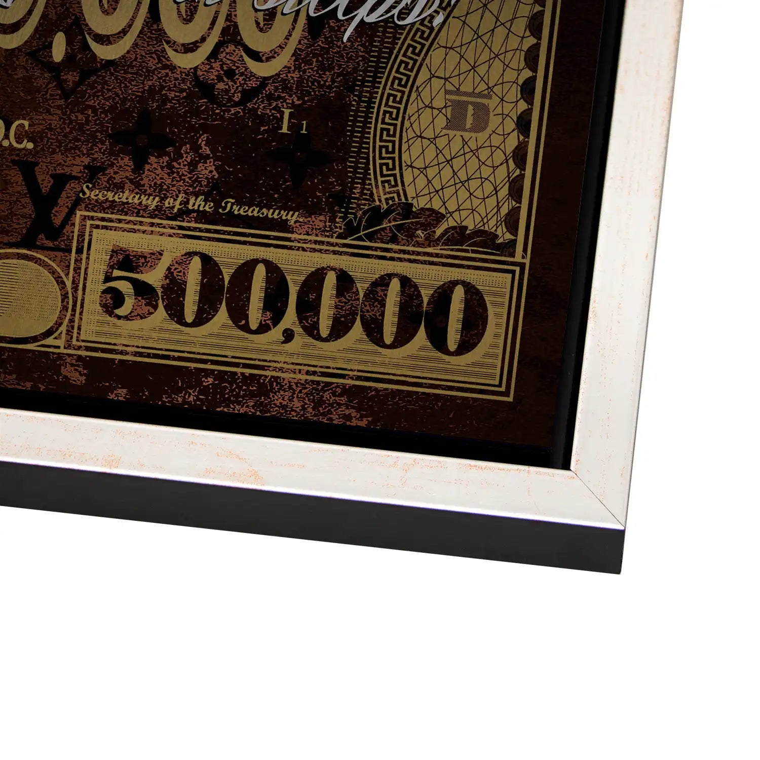 Dagobert Money Never Gold Dollar Alu Gebürstet INGALERIE