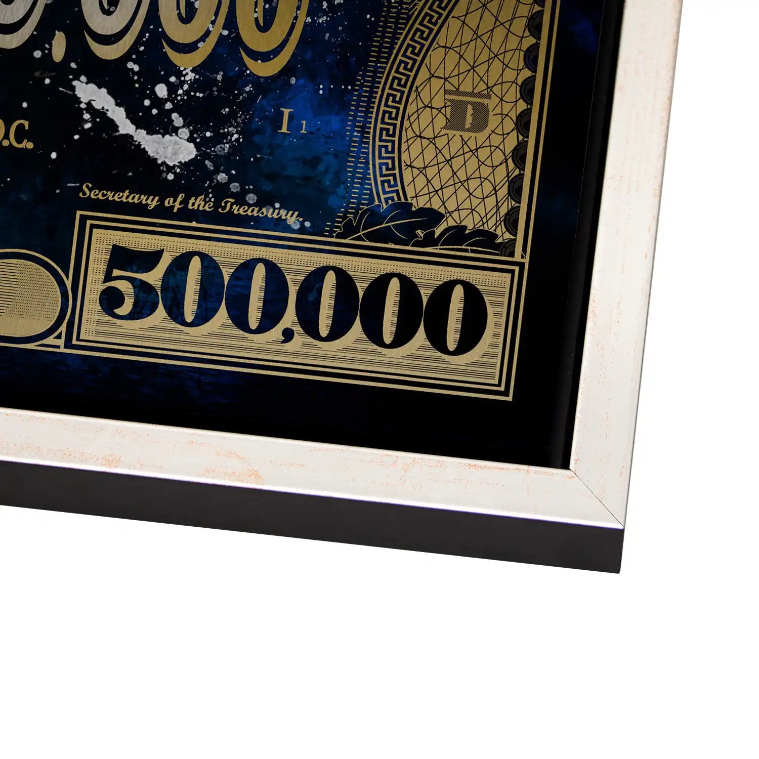 Dagobert Blue Scrooge Dollar AluDibond Gebürstet - INGALERIE