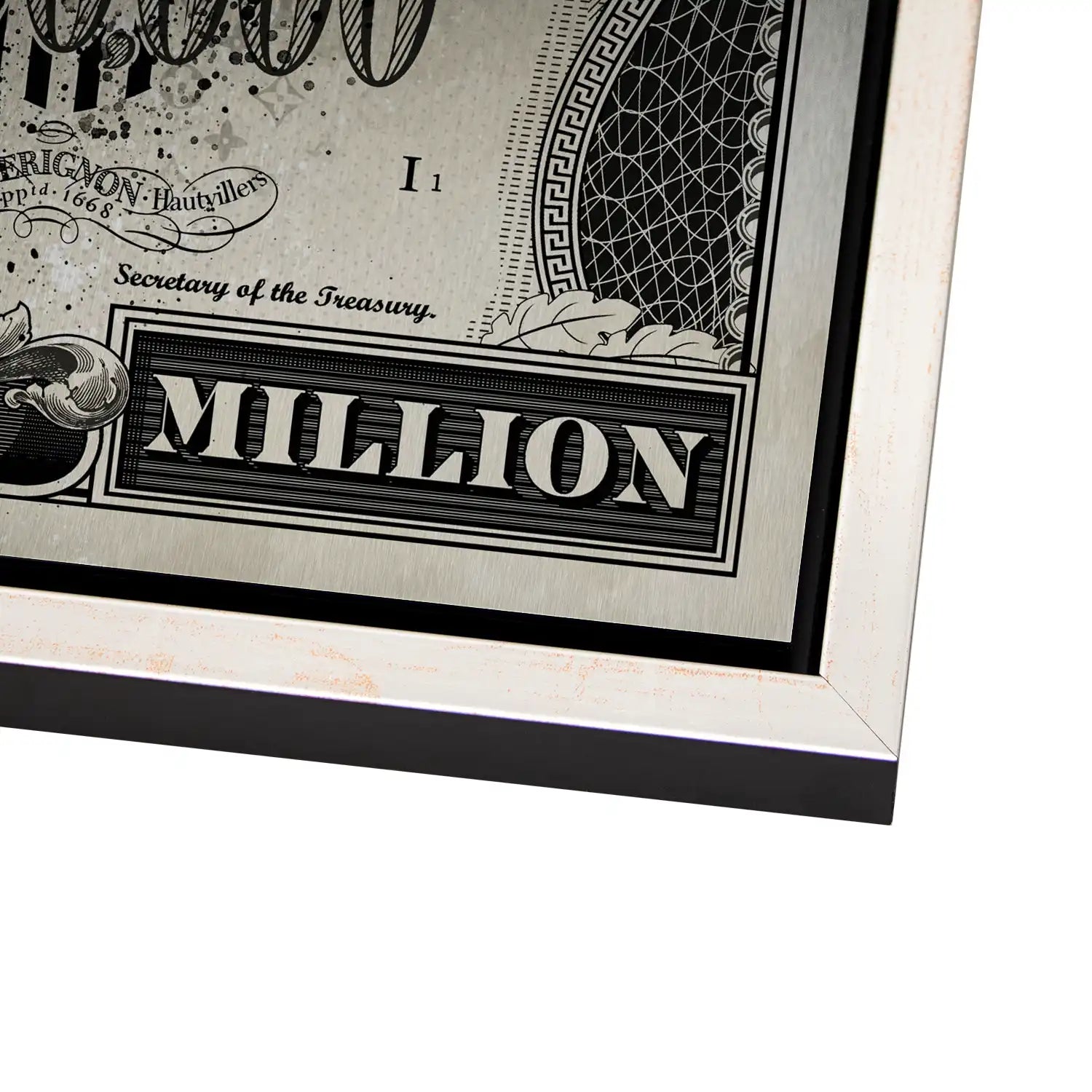 Bunny Dollar Hurry Up AluDibond Gebürstet INGALERIE