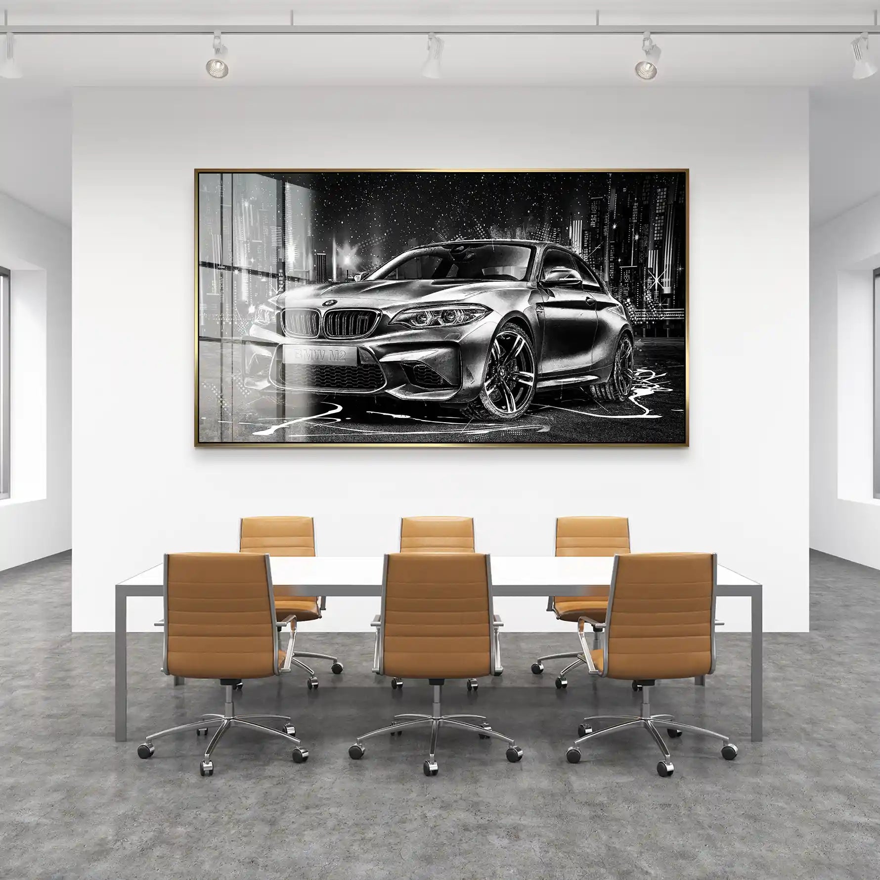 BMW M2 Black Style Acrylglas Bild INGALERIE