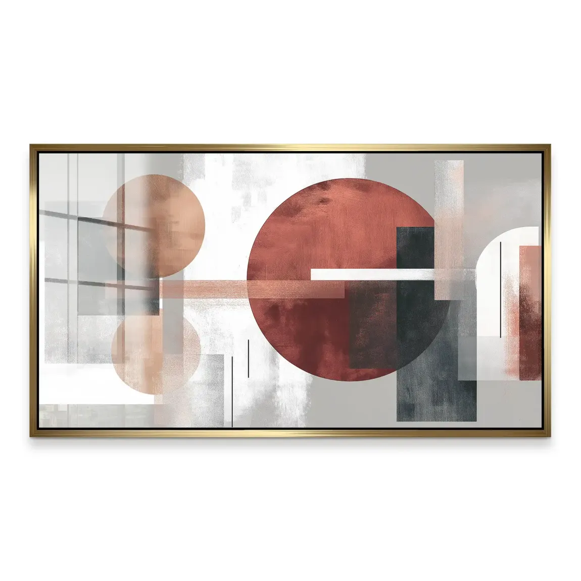 Abstrakte Geometrie Acrylglas Bild