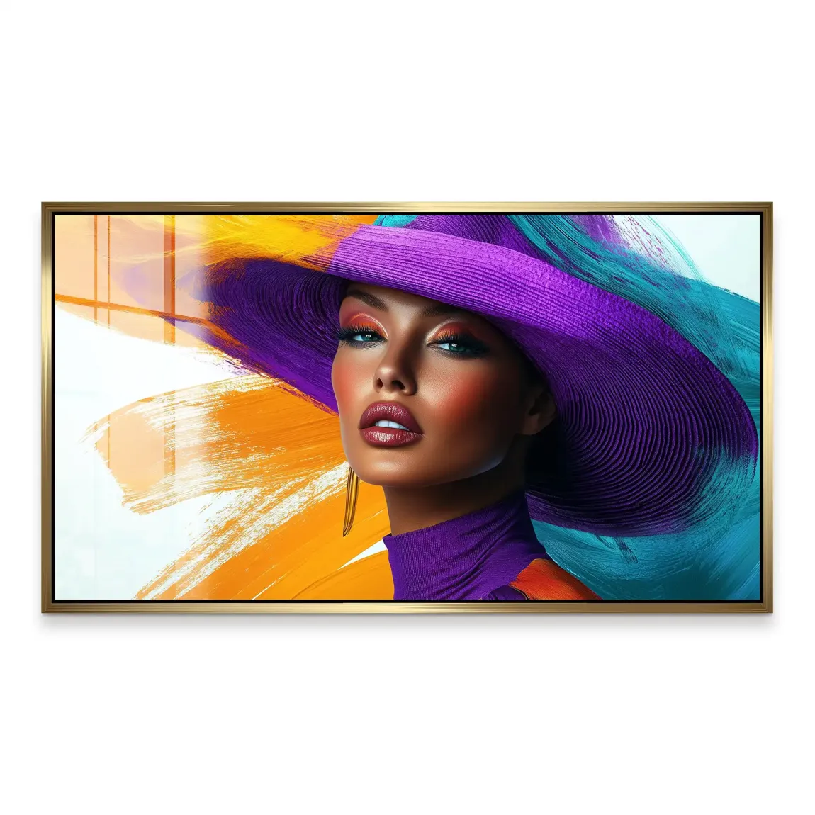 Vivid Fashion Color Art Acrylglas Bild