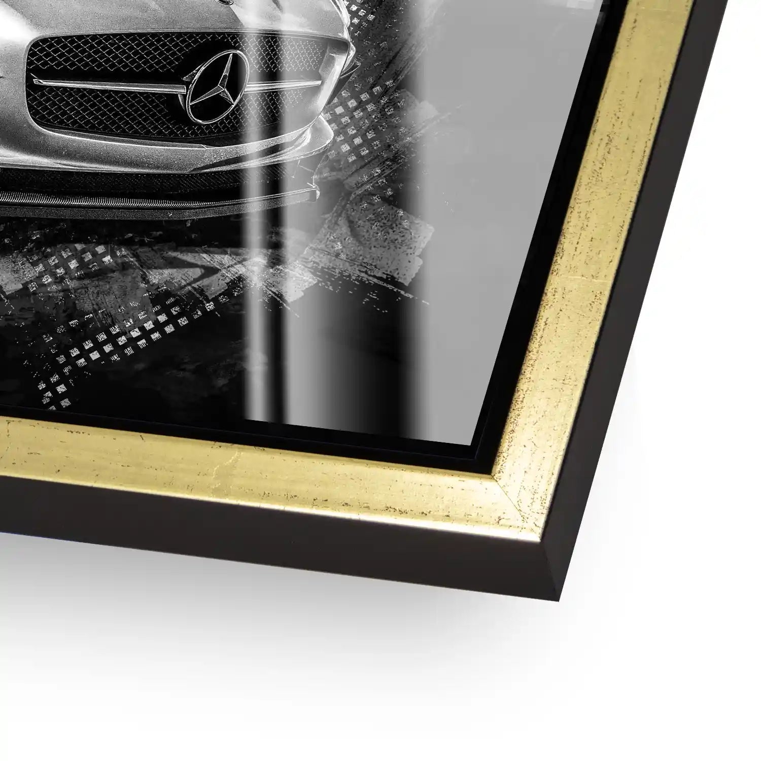 Mercedes SLS City Style Acrylglas Bild INGALERIE