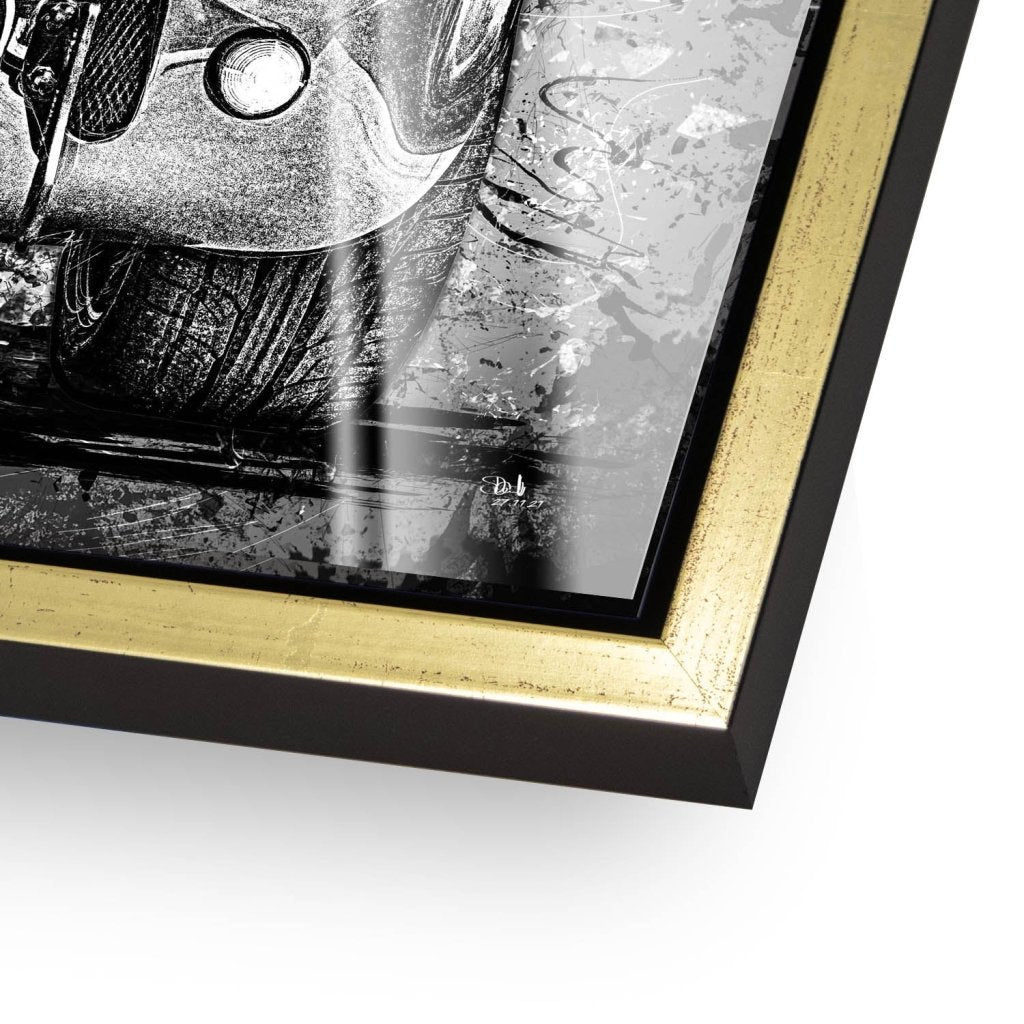 AC Cobra Abstrakt Black Acrylglas Bild INGALERIE