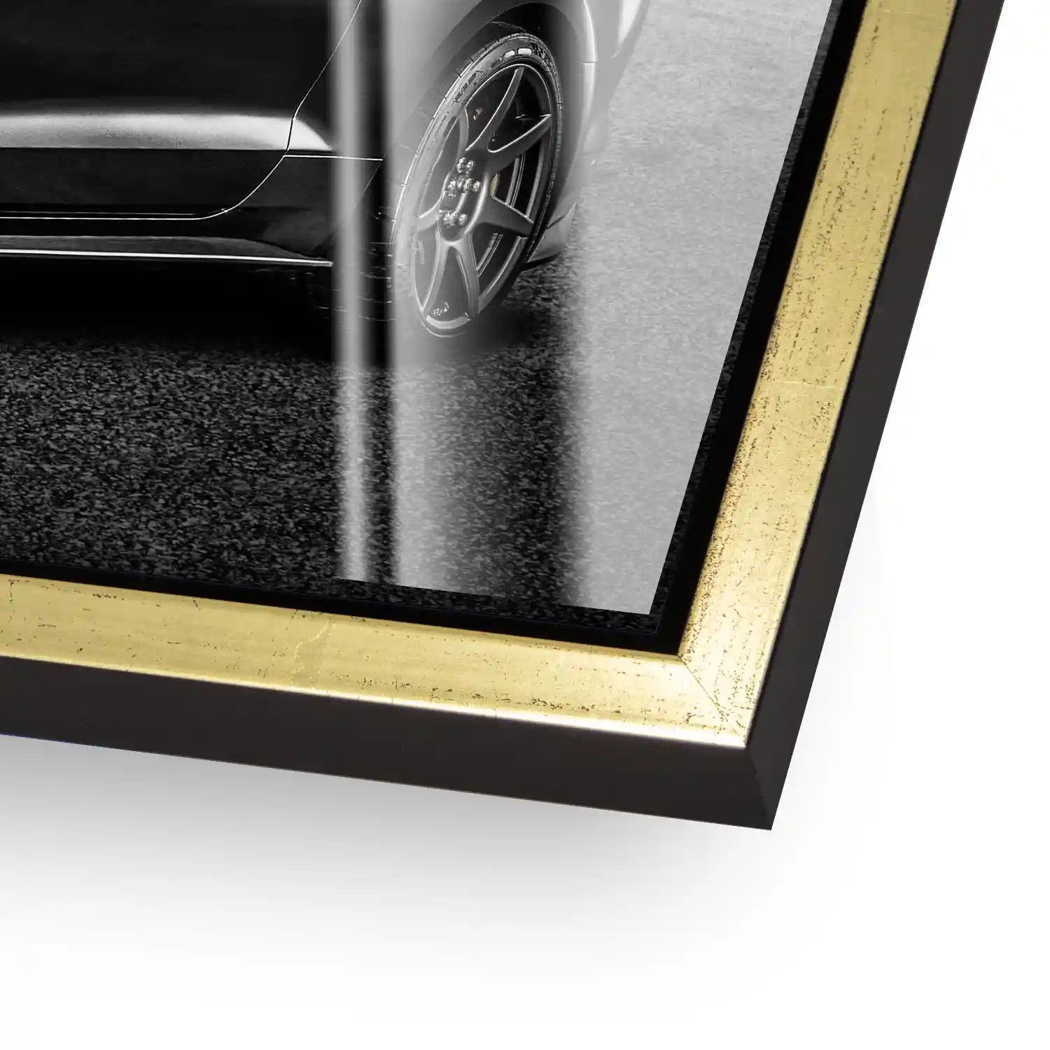 Ford Mustang Black City Acrylglas Bild INGALERIE
