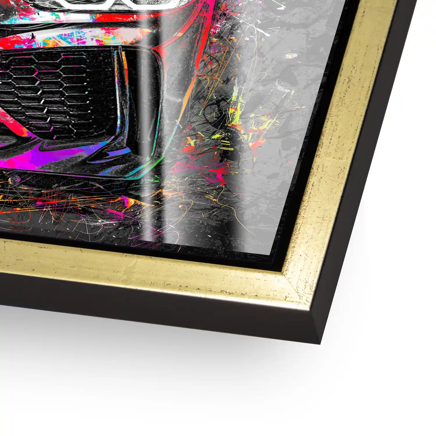 BMW M4 Pop Art Style Acrylglas Bild INGALERIE