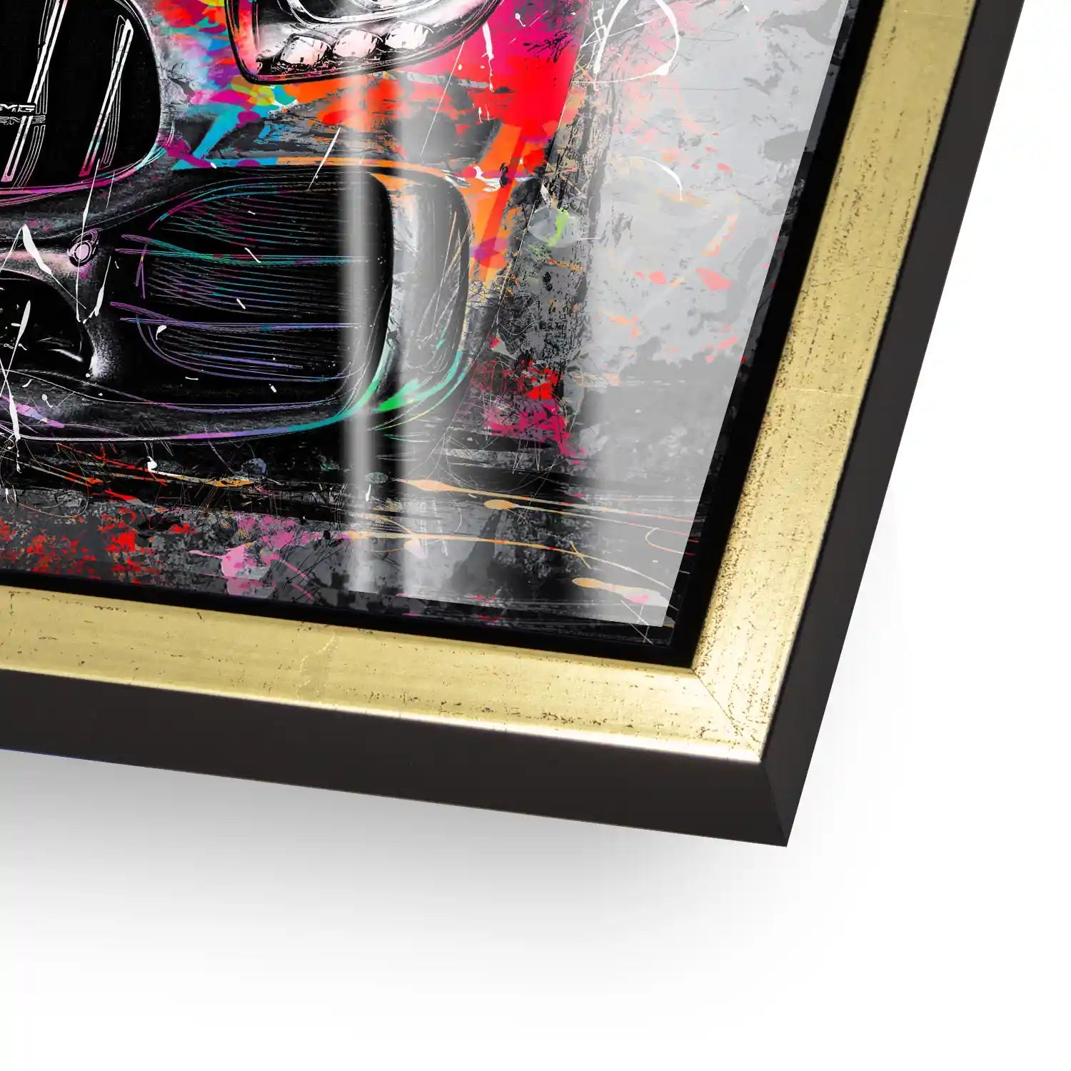 Mercedes AMG GT Pop Art Style Acrylglas Bild INGALERIE