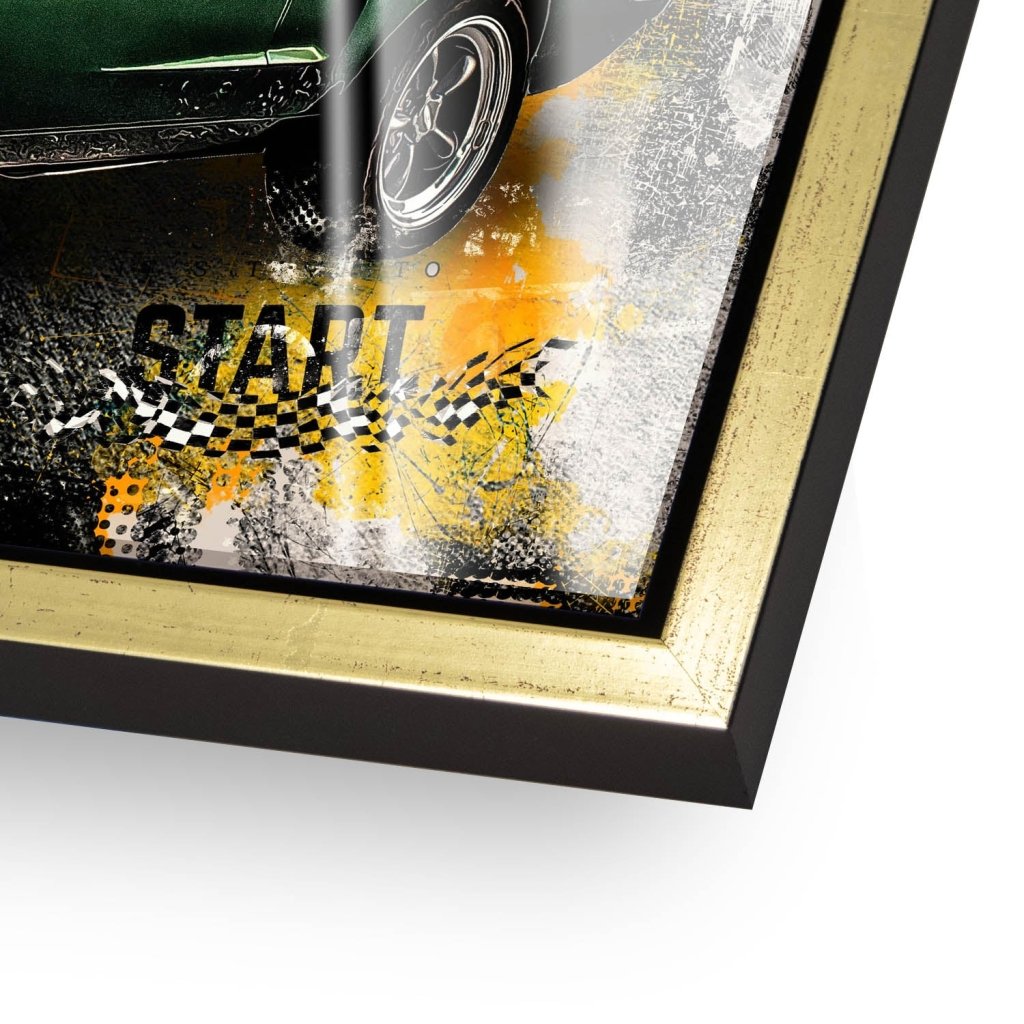 Ford Mustang Bullitt Pop Art Acrylglas Bild INGALERIE