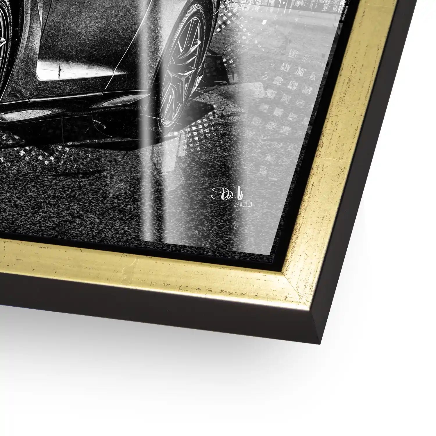 Nissan GT-R Abstrakt Style Acrylglas Bild INGALERIE