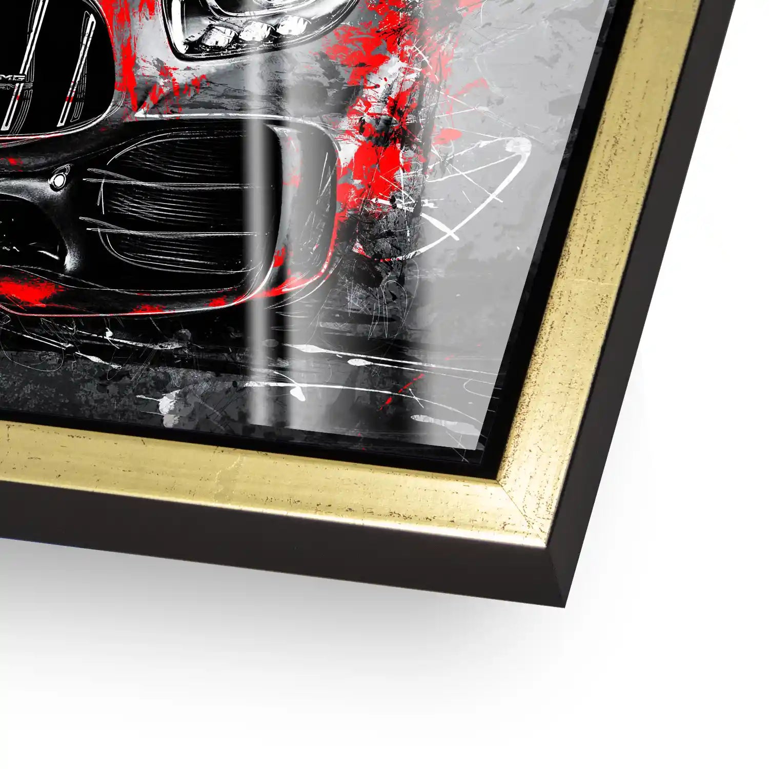 Mercedes AMG GT Abstrakt Style Acrylglas Bild INGALERIE